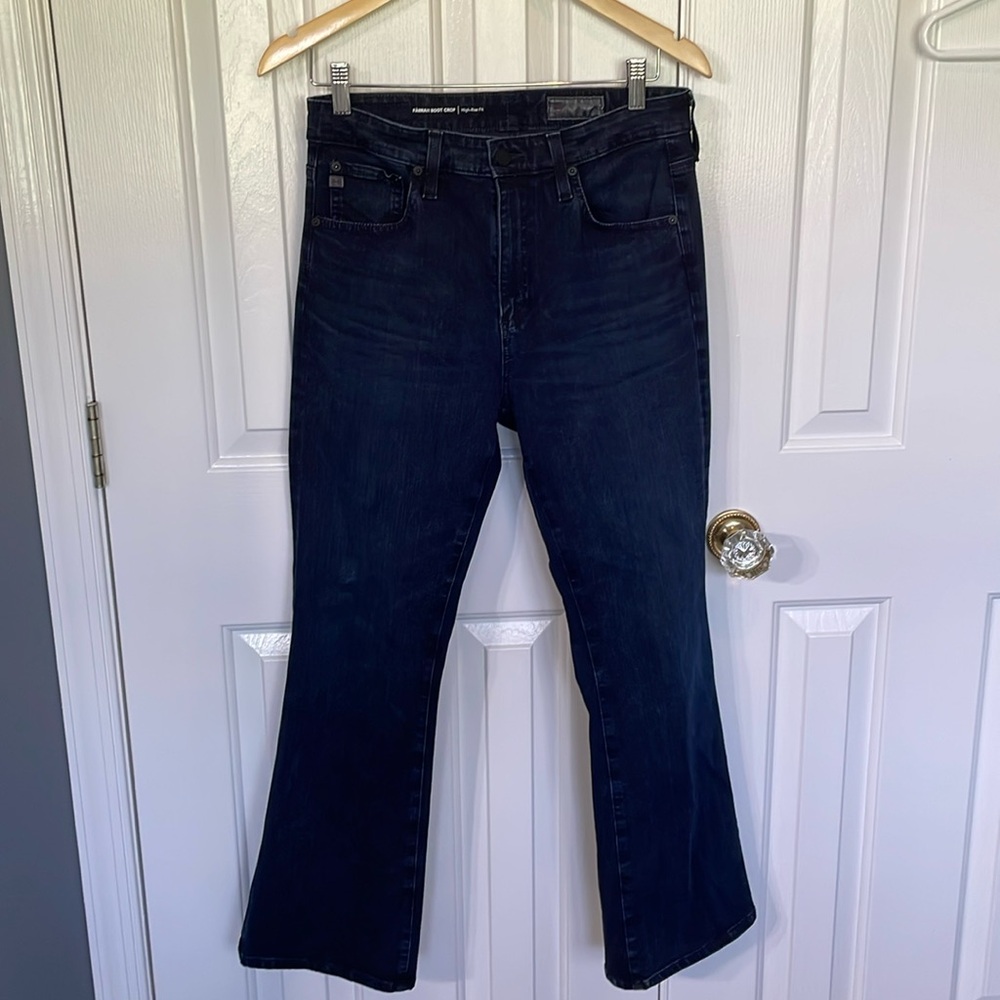 AG AG-Denim. Farrah Boot Crop. High-Rise Fit. Size 29. Perfect condition.